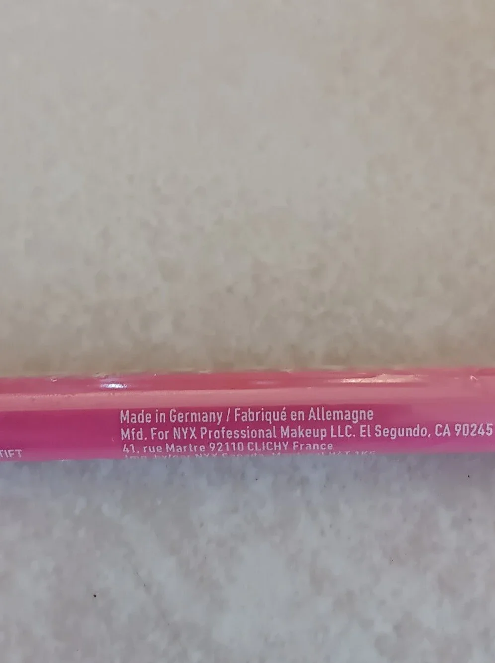 NYX Pink Precision Makeup Pencil Color Pink Spirit